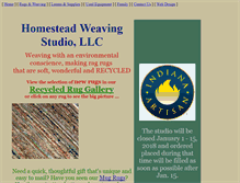 Tablet Screenshot of homesteadweaver.com